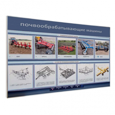 Электрифицированный светодинамический стенд «Почвообрабатывающие машины» - «globural.ru» - Воркута