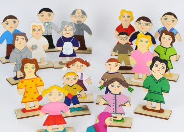 Фигурки для песочной терапии "Люди - эмоции" - «globural.ru» - Воркута