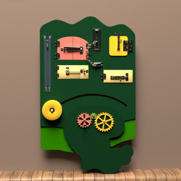 Бизиборд "Зелёная лапа" - «globural.ru» - Воркута