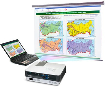 Диск с электронными плакатами, презентациями (электронный учебник) по геoграфии Природа и население России (74 темы) - «globural.ru» - Воркута