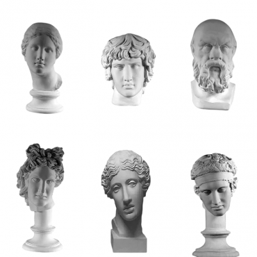 Комплект гипсовых моделей головы  - «globural.ru» - Воркута