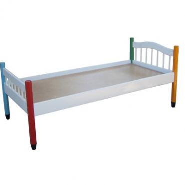 Кровать детская "Карандаш" 1400х600х600 настил ДВП  - «globural.ru» - Воркута