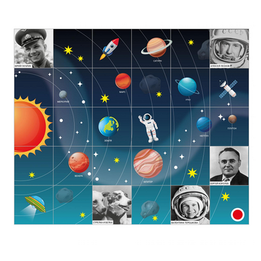 Коврик для логобота Пчелка "Космос" - «globural.ru» - Воркута