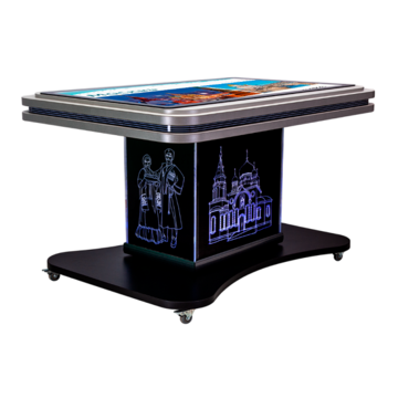 Интерактивный мультимедийный сенсорный стол «Laser museum» 55" - «globural.ru» - Воркута