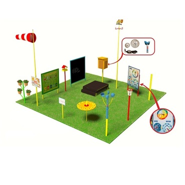 Метеорологическая площадка серия металлическая (комплект Стандарт плюс без ограждения)    - «globural.ru» - Воркута