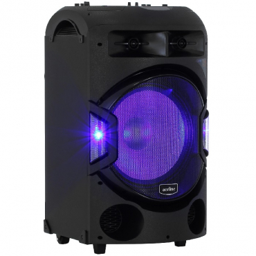 Переносная мобильная акустическая система с возможностью подключения микрофона и проигрывания аудиофайлов с флеш-накопителя мощностью не менее 250 Вт - «globural.ru» - Воркута