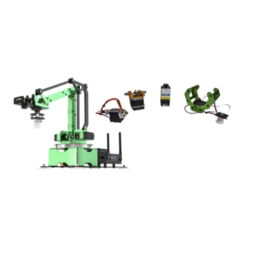 Четырёхосевой учебный робот - манипулятор "Техник" с модульными сменными насадками. - «globural.ru» - Воркута