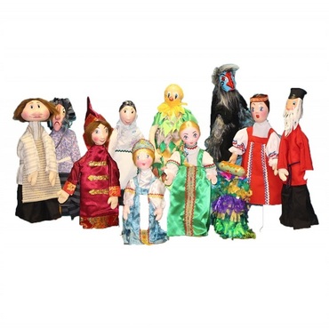 Комплект театральных кукол "Аленький цветочек" - «globural.ru» - Воркута