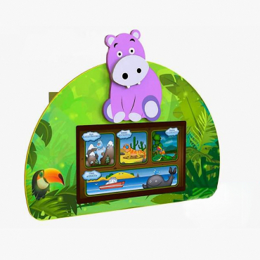 Сенсорный настенный коррекционно-развивающий комплекс "Бегемотик" - «globural.ru» - Воркута