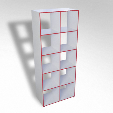 Шкаф открытый многосекционный ТР10 ЛДСП  - «globural.ru» - Воркута