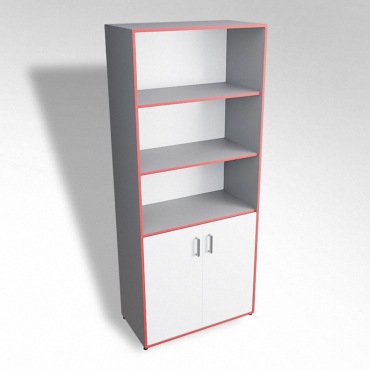 Шкаф широкий открытый с закрытой тумбой ТР2 ЛДСП - «globural.ru» - Воркута