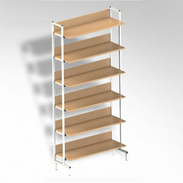  Стеллаж на металлокаркасе односторонний - «globural.ru» - Воркута