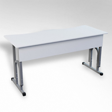 Стол 'Архимед ТР' 2-х местный регулируемый с эргономичной столешницей - «globural.ru» - Воркута