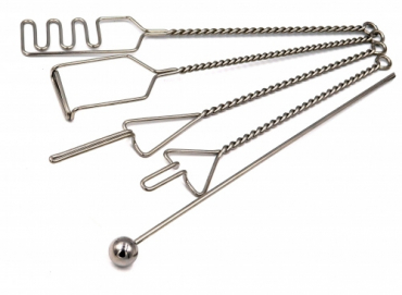 Комплект "Постановочные зонды на витых ручках с колечком (с металлическим шариком)" 5 штук - «globural.ru» - Воркута